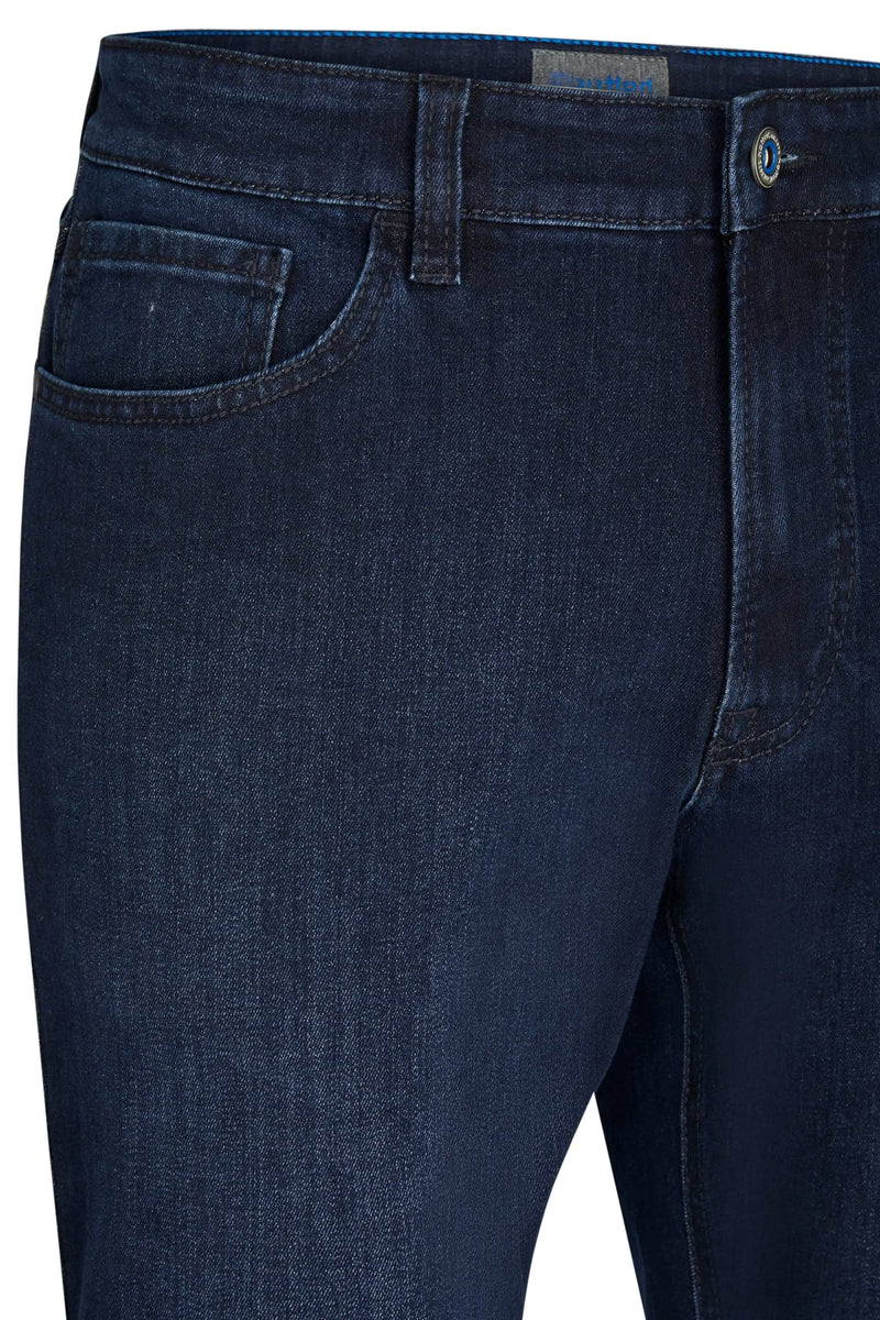 Hattric Jeans Hunter Stretch 688865 Dark Indigo Straight Leg