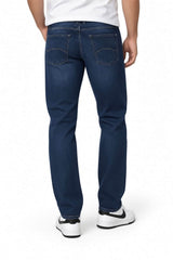 Hattric Mens Parker Straight Jeans Fantastic Flex Dark Blue Northern