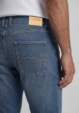 Hattric Mens Parker Straight Jeans Fantastic Flex Dark Blue Northern