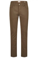 Hattric Men’s Trousers Harris Modern Stretch 688455-2235-16 Mid Brown