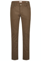 Hattric Men’s Trousers Harris Modern Stretch 688455-2235-16 Mid Brown