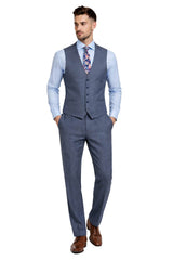 Herbie Frogg Mayfair 3 Piece Suit Blue/Grey Northern Ireland Belfast