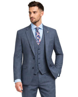 Herbie Frogg Mayfair 3 Piece Suit Blue/Grey Northern Ireland Belfast