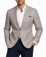 Herbie Frogg Soho Sports Jacket Linen Blend Taupe Northern Ireland