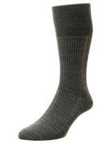 HJ Hall Fancy Panel HJ44 Fancy Panel Half Hose Classic Sock