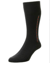 HJ Hall Fancy Panel HJ44 Fancy Panel Half Hose Classic Sock