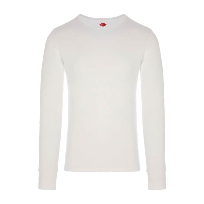 HJ Hall Mens Thermal Long Sleeve Top White Northern Ireland Belfast