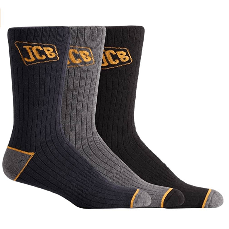 JCB Outdoor Activity Mens Socks - Navy Multicolour