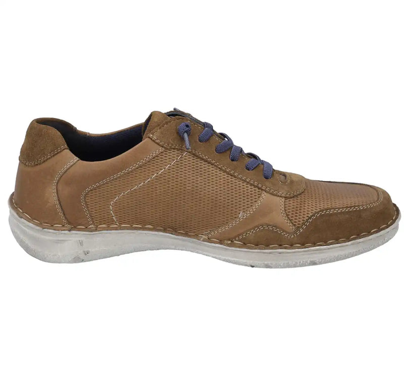 Josef Seibel Men’s Anvers 97 Castagne Leather Elasticated Shoes