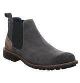 Josef Seibel Men’s Jasper 50 Asphalt Grey Leather Boots - 