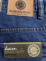 Kam Regular Fit Straight Leg Stonewash Jeans