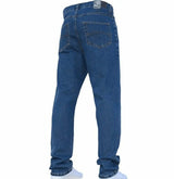 Kam Regular Fit Straight Leg Stonewash Jeans