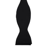 Kensington Plain Black Poly Satis Self-Tie Now Tie Northern Ireland
