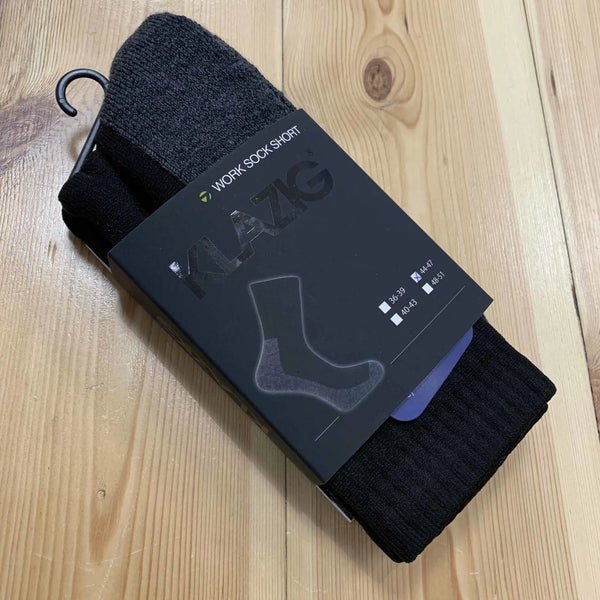 Klazig Short Work Socks Black