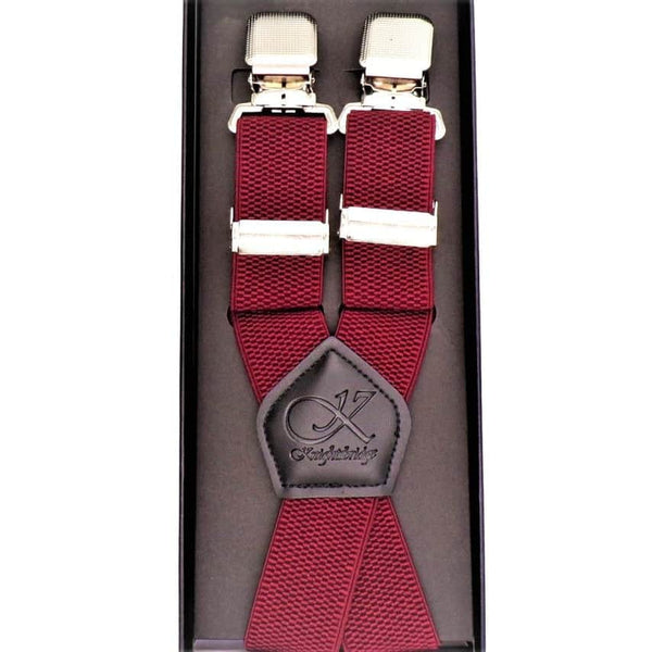 Knightsbridge Mens Braces Burgundy Northern Ireland Belfast
