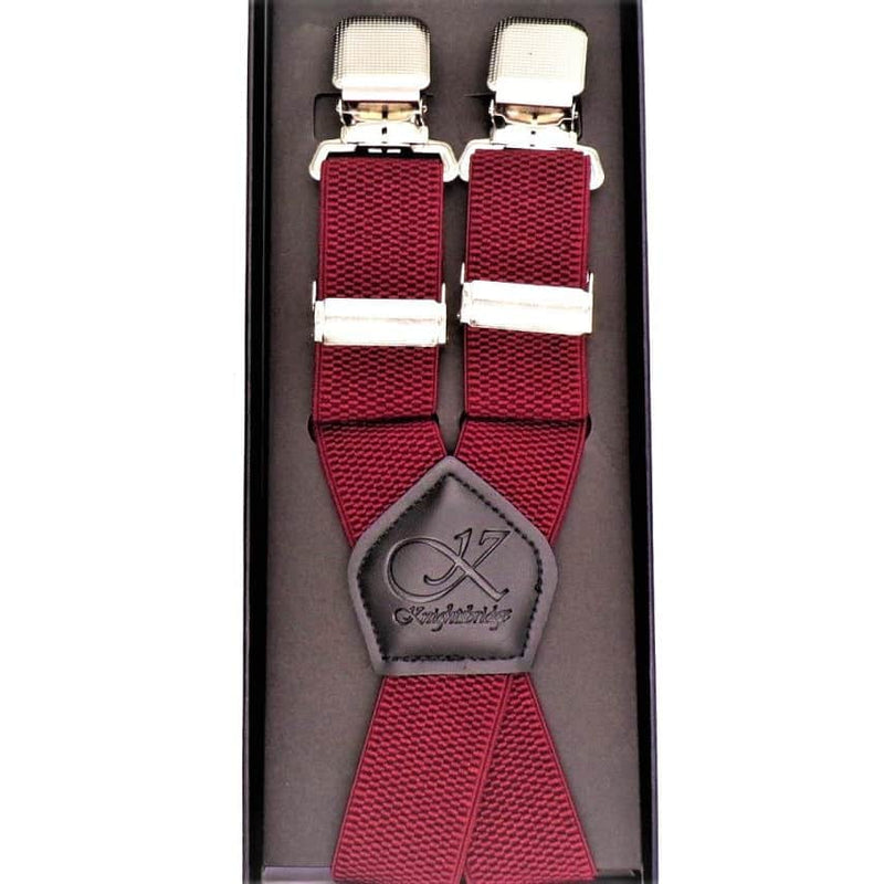 Knightsbridge Mens Braces Burgundy Northern Ireland Belfast