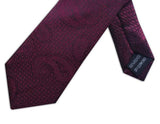 Knightsbridge Tie & Pocket Square Set Burgundy Northern Ireland