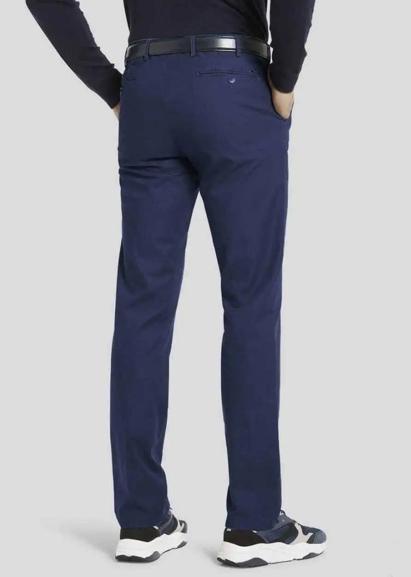 LCDN Luigi Stretch Mens Chino Trousers Navy