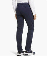 LCDN Men’s Stretch Fit Chino Trousers With Belt Yansi Navy -