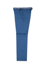 LCDN By Nalo Yansi Stretch Mens Chino Trousers Mid Blue Northern
