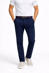 LCDN Men’s Chino Trousers Stretch Fit Straight Leg Navy Northern