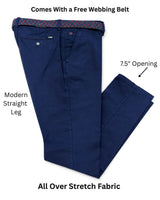 LCDN Men’s Chino Trousers Stretch Fit Straight Leg Navy Northern