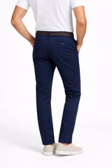LCDN Men’s Chino Trousers Stretch Fit Straight Leg Navy Northern
