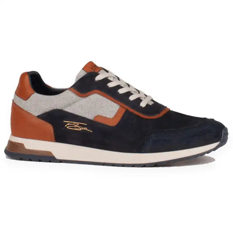 Lloyd & Pryce Basham Soft Storm Navy Leather Sneakers Northern