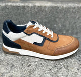 Lloyd & Pryce Basham Soft Umber Tan Leather Sneakers Northern Ireland