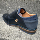 Lloyd & Pryce Mens Bazan Leather Shoes Storm Navy Northern Ireland