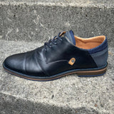 Lloyd & Pryce Mens Bazan Leather Shoes Storm Navy Northern Ireland