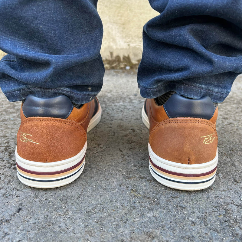 Lloyd & Pryce Mens Cima Sneakers Umber Tan Northern Ireland Belfast