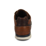 Lloyd & Pryce Mens Gallo Leather Trainers Umber Split Tan Northern