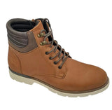 Lloyd & Pryce Mens Libbok Side Zip Combat Boots Camel Northern