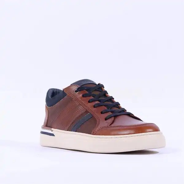 Lloyd & Pryce Tommy Bowe Mens Sneakers Garbisi Umber Tan Northern