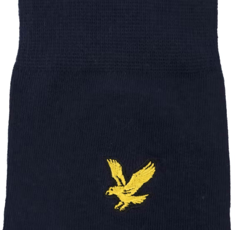 Lyle & Scott Angus 3 Pack Socks Navy 7-11UK
