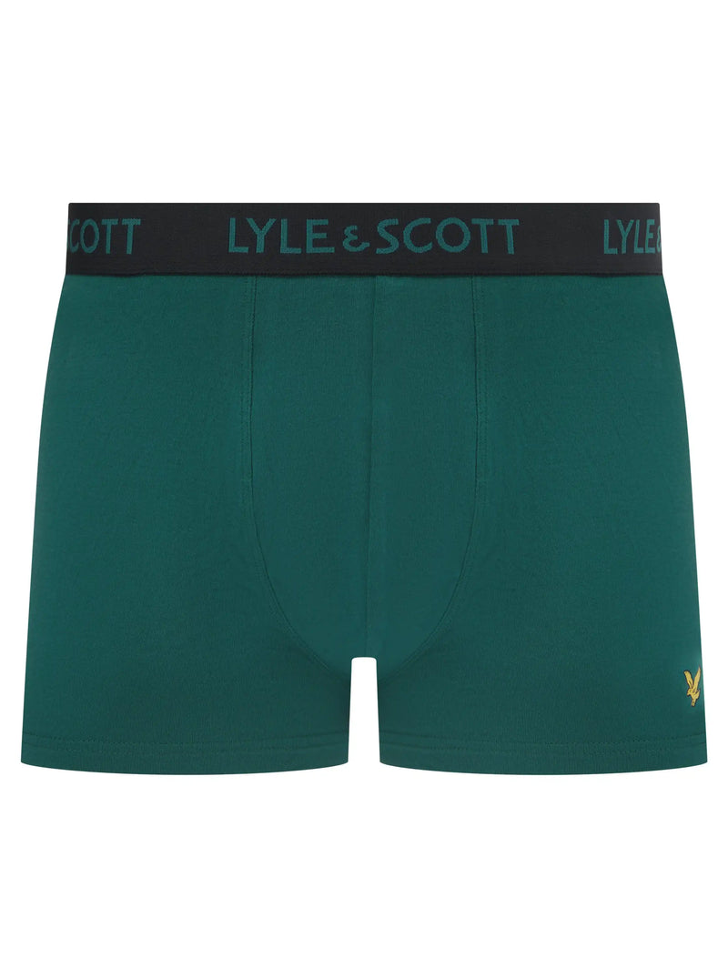 Lyle & Scott Barclay Boxers Bayberry/ Granite / Black Northern