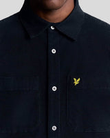 Lyle & Scott Corduroy Shirt Dark Navy Northern Ireland Belfast