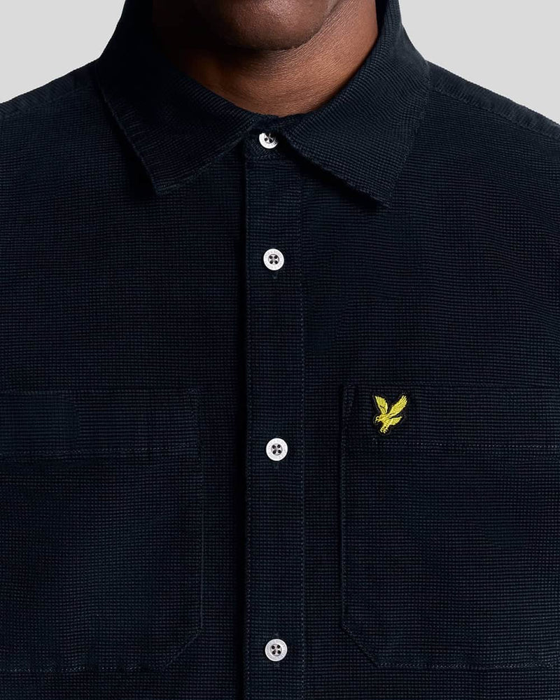 Lyle & Scott Corduroy Shirt Dark Navy Northern Ireland Belfast