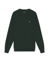 Lyle & Scott Cotton Merino Crew Neck Jumper Argyle Teal Northern