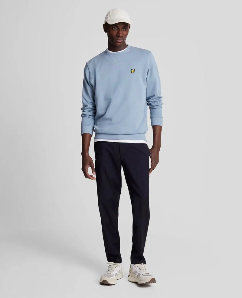 Lyle & Scott Crew Neck Sweatshirt Crafted Blue Northern Ireland