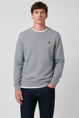 Lyle & Scott Crew Neck Sweatshirt Mid Grey Marl Northern Ireland