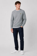 Lyle & Scott Crew Neck Sweatshirt Mid Grey Marl Northern Ireland