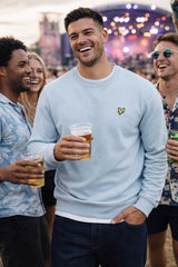 Lyle & Scott Crew Neck Sweatshirt Opal Blue Northern Ireland Belfast