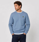 Lyle & Scott Crew Neck Sweatshirt Power Blue Northern Ireland Belfast