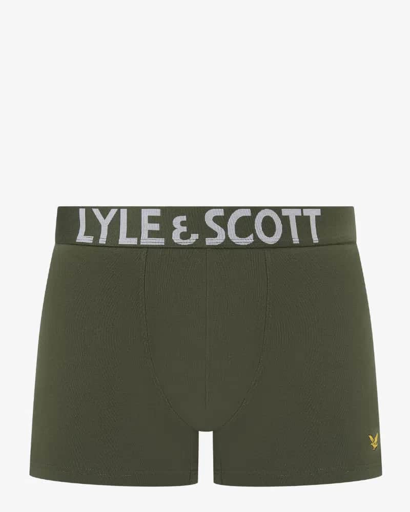 Lyle & Scott Daniel Boxer Briefs 3 Pack Pumice Stone/Beetle/Black