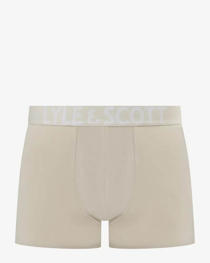 Lyle & Scott Daniel Boxer Briefs 3 Pack Pumice Stone/Beetle/Black