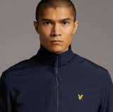 Lyle & Scott Fleece Lined Funnel Neck Jacket Navy - Coats & 