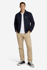 Lyle & Scott Lightweight Enzyme Wash Overshirt Dark Navy Northern