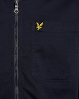 Lyle & Scott Lightweight Enzyme Wash Overshirt Dark Navy Northern